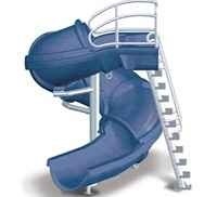 Vortex Closed Flume Inground Swimming Pool Slide with Ladder