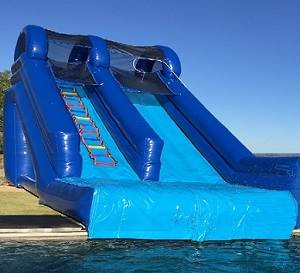 Inflatable deals pool slide