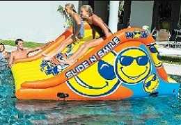 WOW Slide and Smile Inflatable pool slide