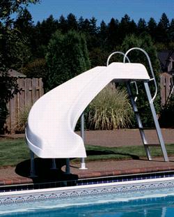 Rocket Ride Swimming Pool Slide