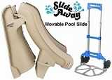 Slideaway Pool Slide is easy to move