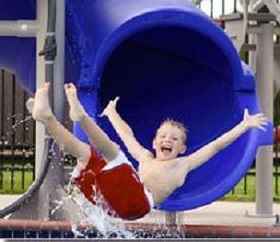 Vortex swimming Pool Slide with CLOSED FLUME
