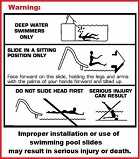 swimming pool slide safety