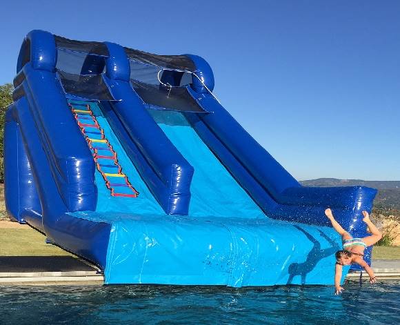 Commercial Quality Inflatable Water Slides, Inflatable Slide Into Inground Pool